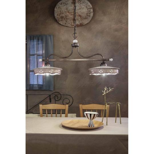 spalna kuchyna jedalen rucne malovane keramika taliansko ferroluce dizajn provansz toskana rustikalny retro vintage chodba osvetlenie spalna kuchyna jedalen stropna balaton letne domy rekonstrukcia sedliacky dom dvojita jedalen.jpg